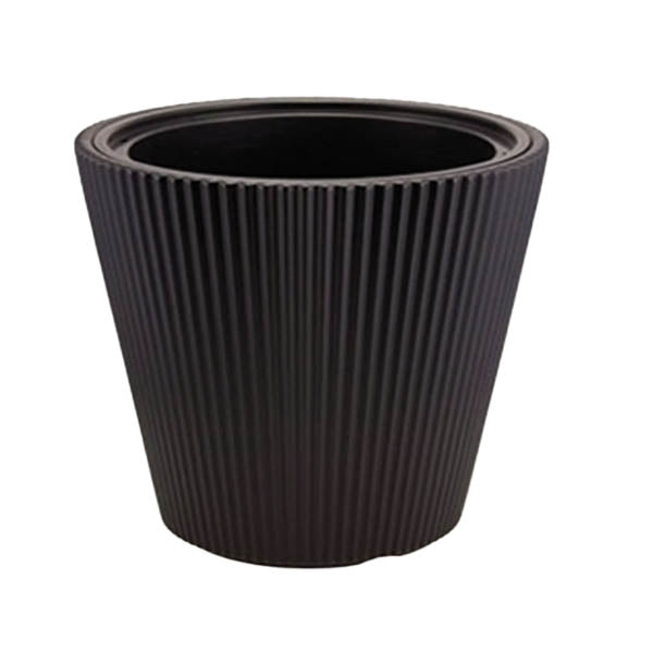 40-LNS307101-200100 ΓΛΑΣΤΡΑ "LUNA" 16LT ΜΑΥΡΟ 39,0X36,5 CM