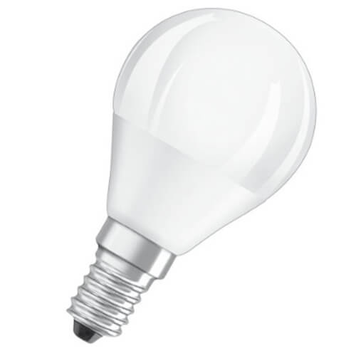 OSRAM ΛΑΜΠΑ LED ΣΦΑΙΡΙΚΗ Ε14 4.9w 4000K (ΨΥΧΡΟ ΛΕΥΚΟ)