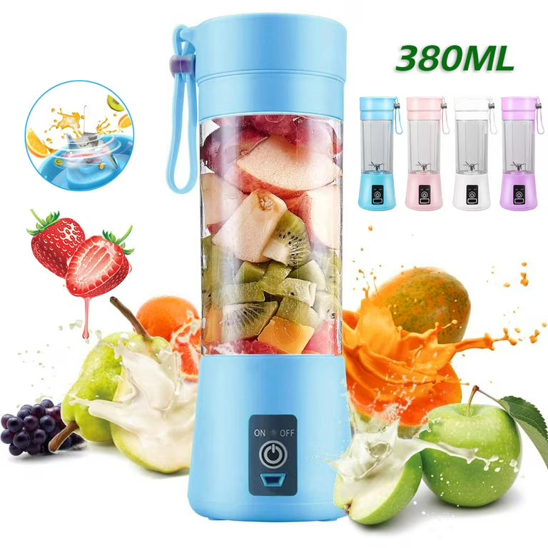 380ml Household Juice Mixer Mini Electric Juicer USB Rechargeable Smoothie Smoot