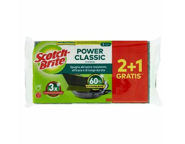 SCOTCH-BRITE ΣΦΟΥΓΓΑΡΙ ΚΟΥΖΙΝΑΣ CLASSIC 2+1ΔΩΡΟ